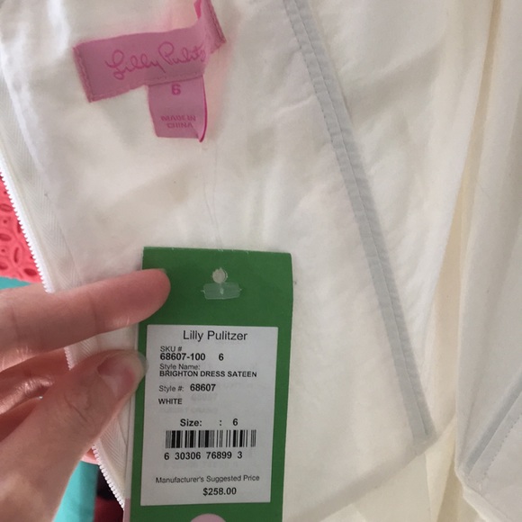 NWT Off White Lilly Pulitzer Dress (Size 6) - Picture 5 of 6